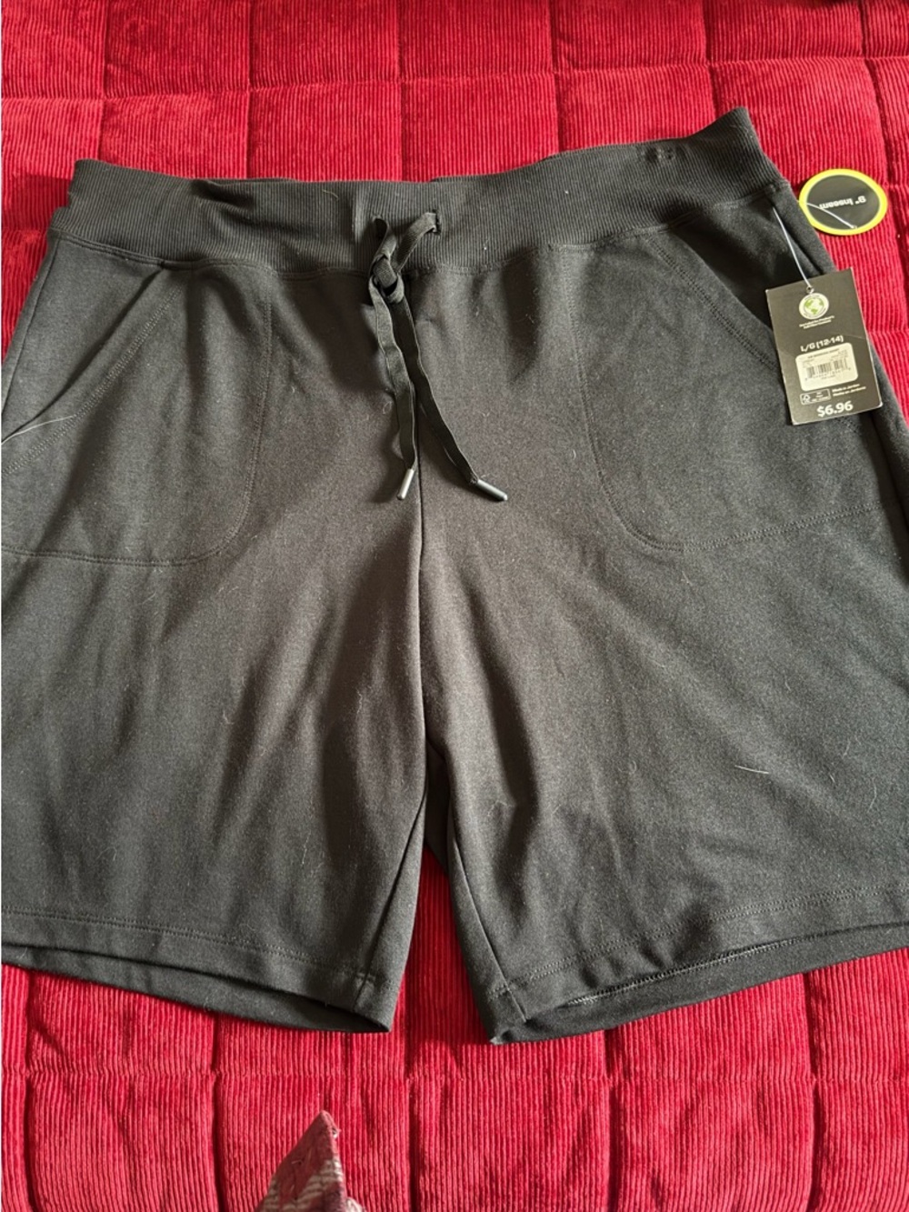 Athletic Works Women’s Black Drawstring Performance Shorts